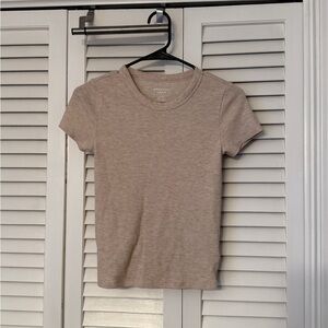 American Eagle Waffle Hey Baby Tee